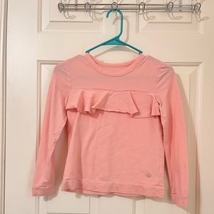 Pink ruffle shirt